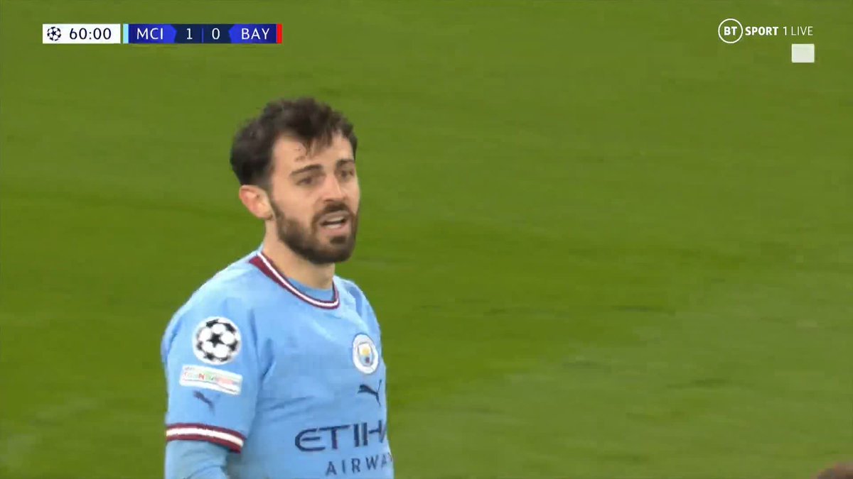 Bernardo Silva hit 3 consecutive nutmegs against Bayern Munich 🫣 #UCL