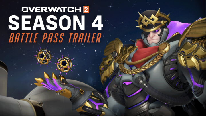 #Overwatch2 Season 4 is LIVE NOW with a new Battle Pass! Progress through 80 tiers of rewards including Mythic Galactic Emperor Sigma 🌗 Grab the Ultimate Battle Pass Bundle to unlock skins for D. Va and Soldier: 76, OW Coins & more! 🤩