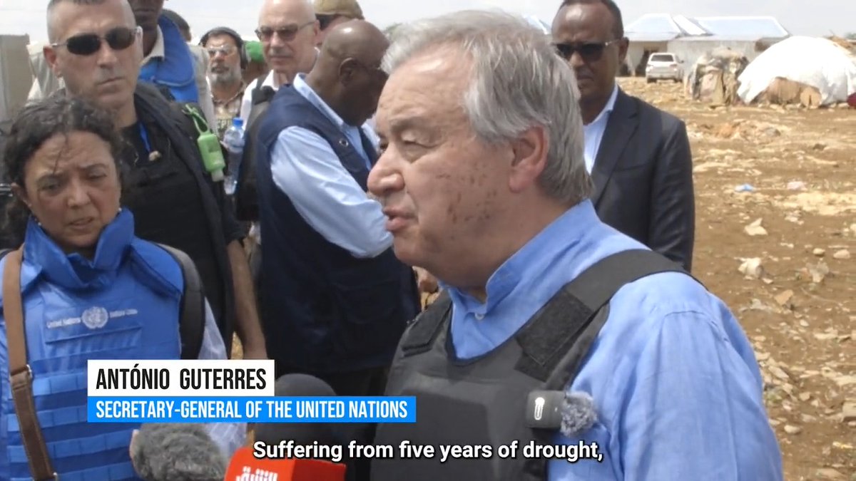“In the holy month of #Ramadan, I came to express my deep solidarity with the people of Somalia that are suffering so much.” During his visit to the country, António Guterres calls for more international support.