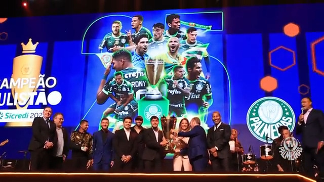 Os detalhes da premiação de ontem! Pelas lentes da TV Palmeiras/FAM, veja como foi a cerimônia de encerramento do Paulistão 2023 com destaques do #TimeDaVirada na competição! 🤩⤵️ #AvantiPalestra