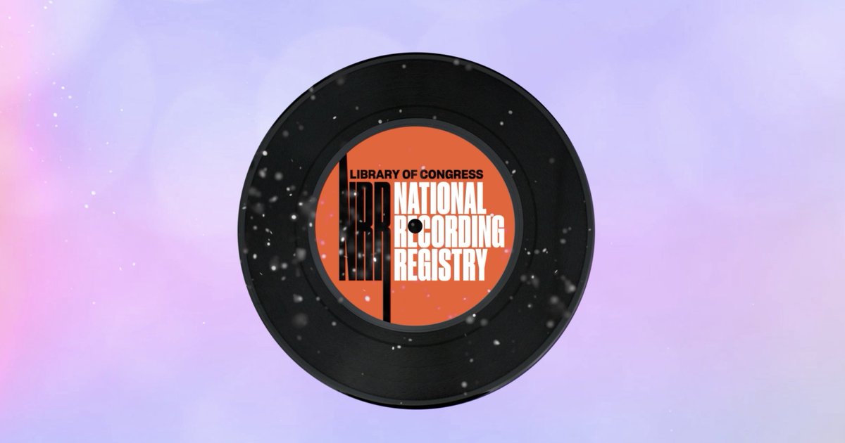 NEWS: The Carla Hayden has announced the annual selection of 25 recordings to be inducted into the National Recording Registry, chosen for their cultural, historic or aesthetic importance to preserve the nation’s recorded sound heritage. #NatRecRegistry