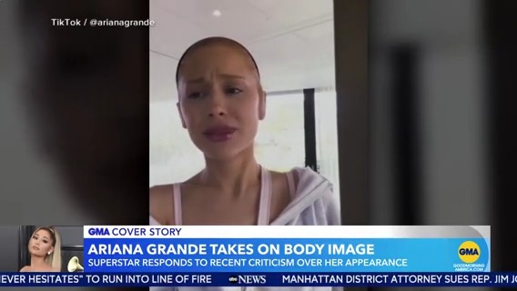 Ariana Grande responds on social media to recent comments about her appearance, stressing to her followers that "there are many different kinds of beautiful." Eva Pilgrim has more.