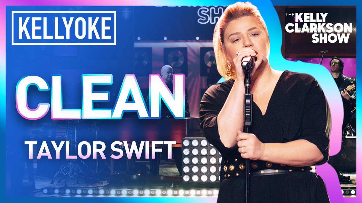 🎤| @KellyClarkson covered 'Clean' by @TaylorSwift13 at her show