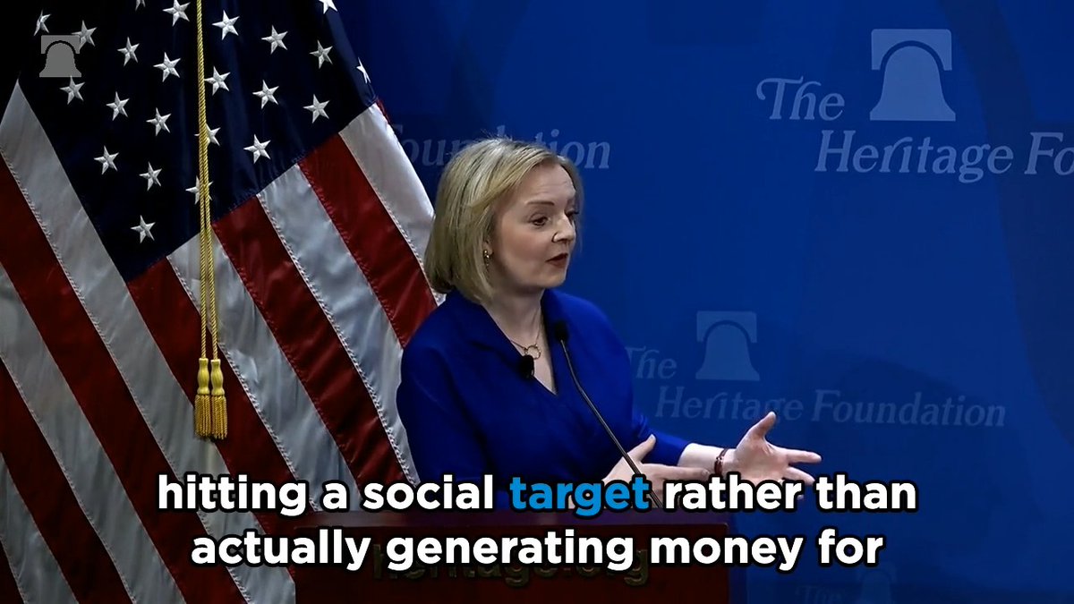 You can't expect economic growth and prosperity when companies are more focused on meeting meaningless diversity quotas and complying with radical climate change standards, rather than engaging in competition and generating money for their employees and the country.