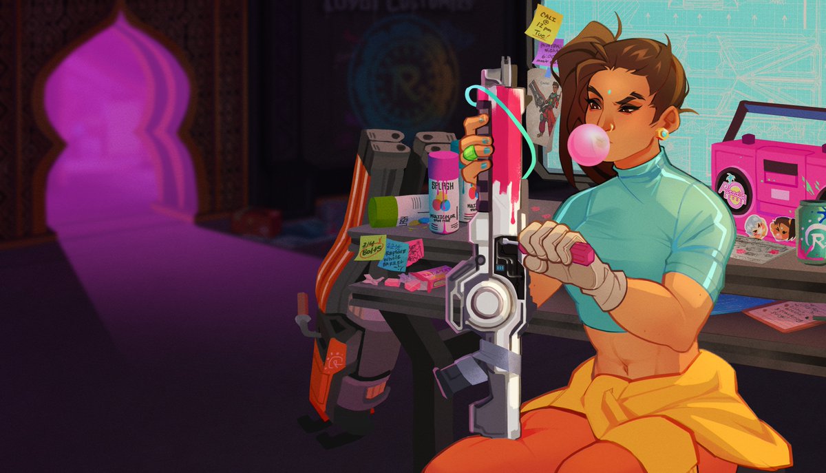 A last minute customer brings Rampart an interesting request... 🎨: lila 🍋 ⚡