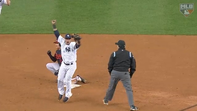 Yankees turned a very weird triple play 10 years ago today