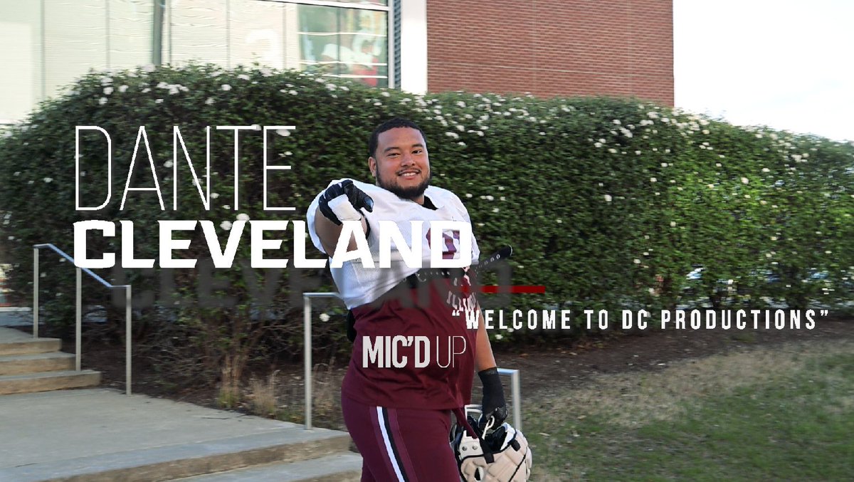 Mic’d Up with Dante Cleveland. Dante Cleveland puts in the work on the field, while finishing his master’s in accounting off the field.