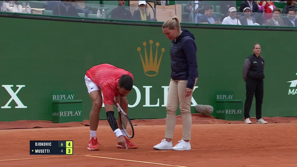 Tell me it's clay season without telling me it's clay season 🙃 #RolexMonteCarloMasters