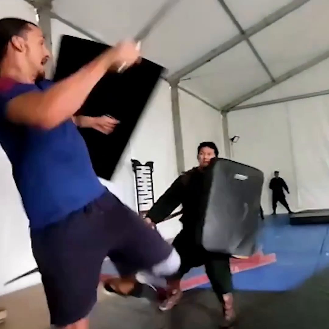 Zlatan Ibrahimovic is ready to star in an action movie ๐๐ฅ (via iamzlatanibrahimovic/IG)