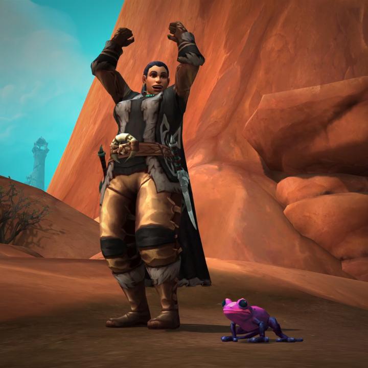 Here's how to get past the Possessive Hornswog and earn the Roseate Hopper pet. Locations are threaded for quick reference🧵