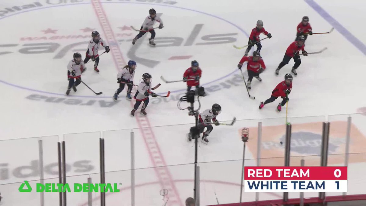 Tinsley and the Titans in the house for our final 2022-23 Washington Capitals #MitesOnIce, presented by Delta Dental Insurance Company! Thanks to all of our players, families, and coaches for a great season! #ALLCAPS