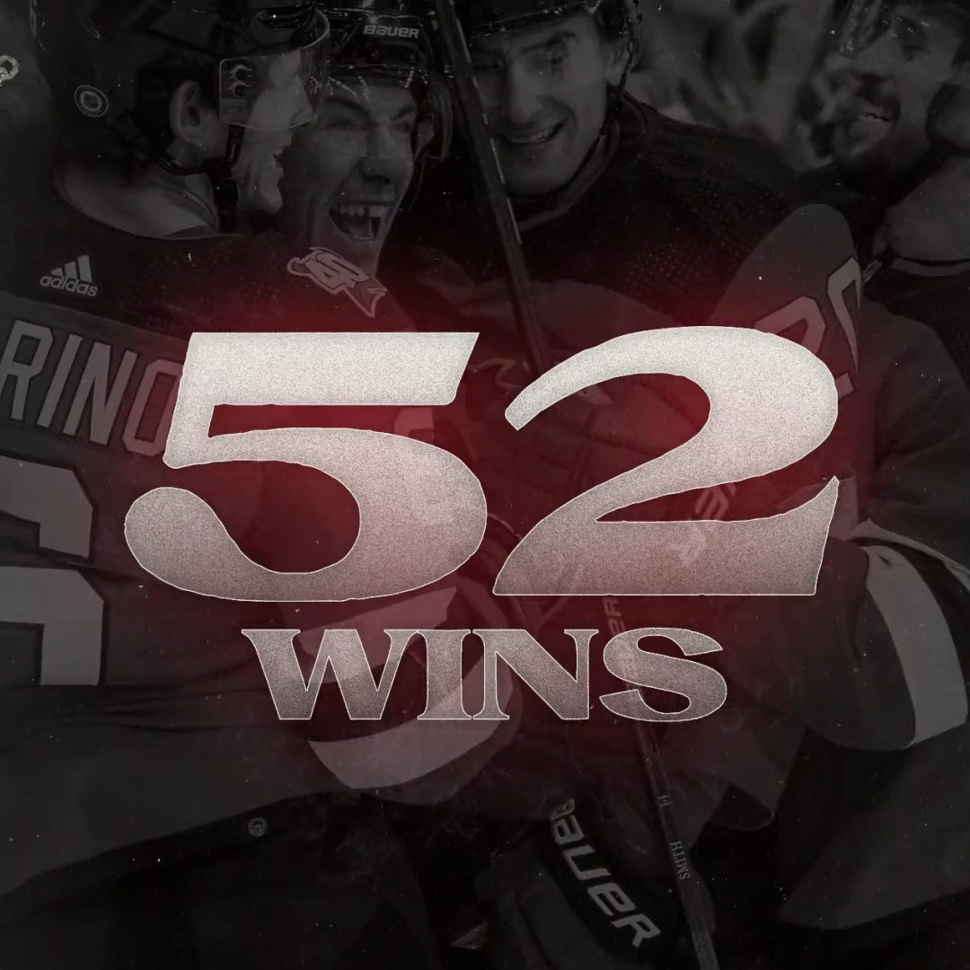 A historic regular season for our franchise comes to an end, but our journey is just getting started. Bring on the playoffs. #NJDevils | #MadeinJersey