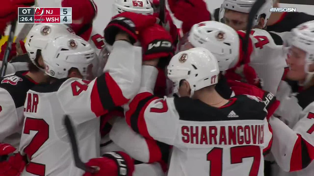 First NHL goal ✅ Overtime winner ✅ Secures the franchise record for wins/points ✅ THAT'S OUR BOY. THAT'S OUR STAR.