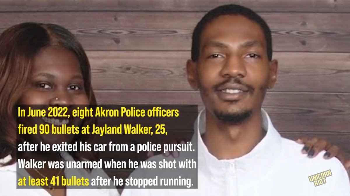 A secretive grand jury has been hearing the evidence in the police killing of Jayland Walker this week. A Black Power fist statue sent from George Floyd Square in Minneapolis to Akron, Ohio remains at Walker's family church. Full story: