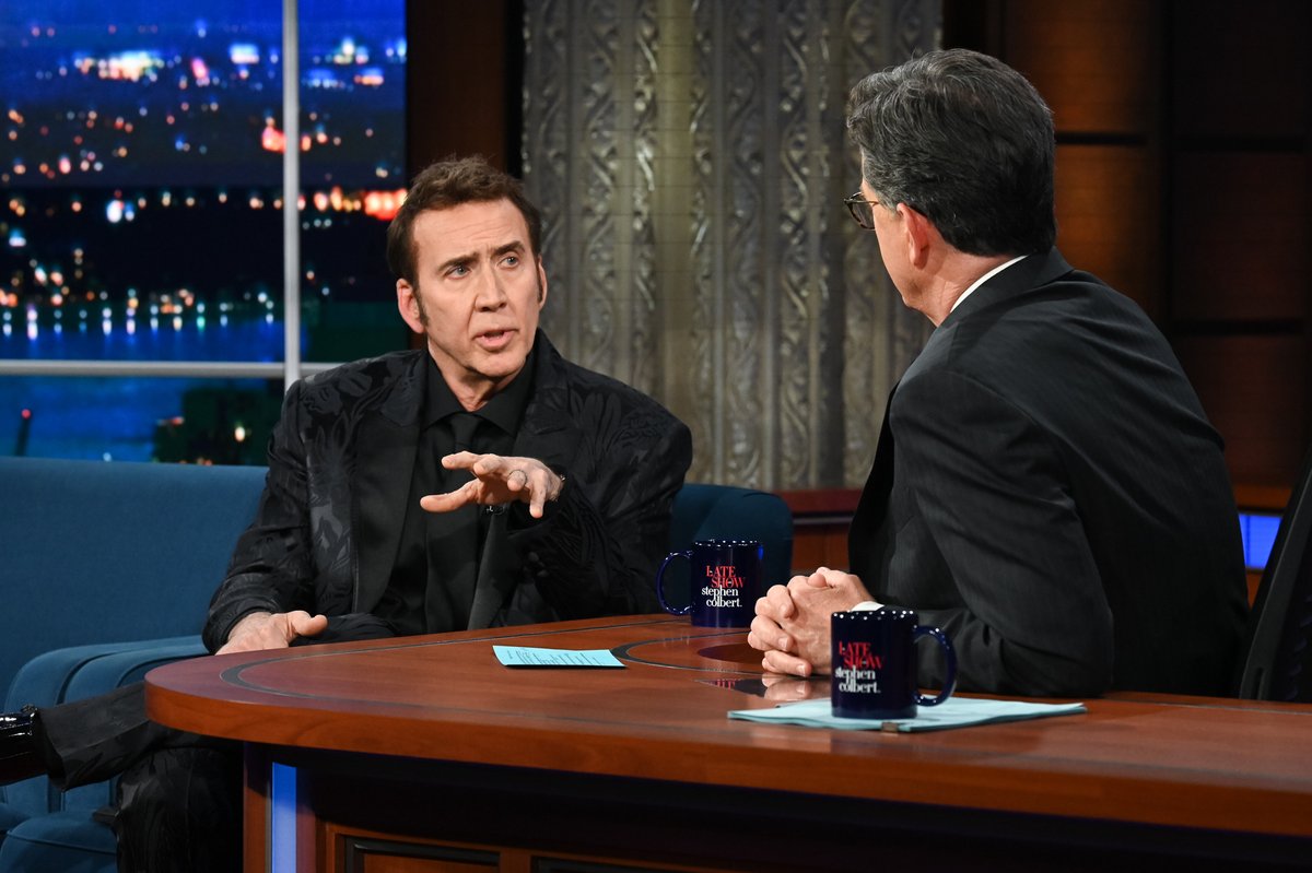 Nicolas Cage reveals his top five Nicolas Cage films. 🎞️