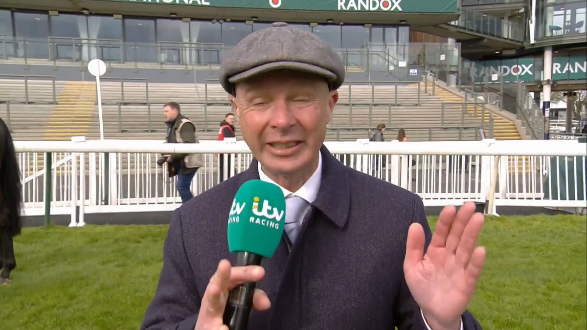 Like a kid in a candy shop! 😍 🐴 Luke harvey The Gordon Elliott Grand National contenders have arrived! 🇮🇪 #ITVRacing | #TheOpeningShow | Aintree Racecourse