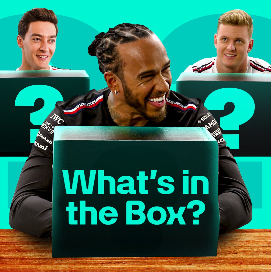 Food? Lego? George?! 🤣 We challenged our drivers to a game of What's in the Box 📦❓ Here's how they got on...