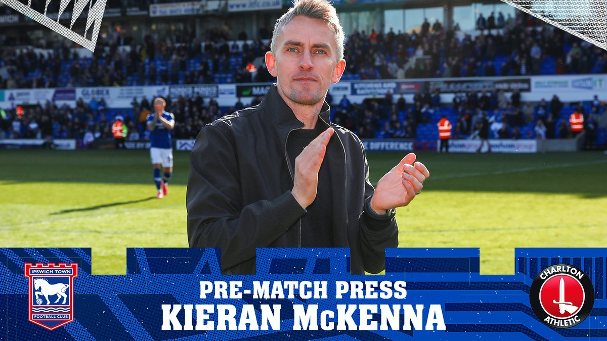 🎥 Kieran McKenna ahead of tomorrow's match against Charlton at Portman Road. #itfc