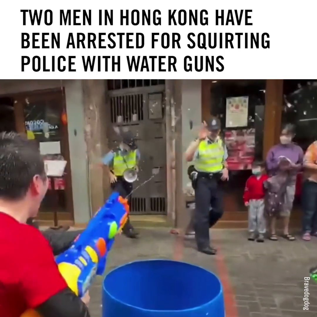Since 2019 speech or actions considered “seditious” increasingly result in arrest in Hong Kong 🔫