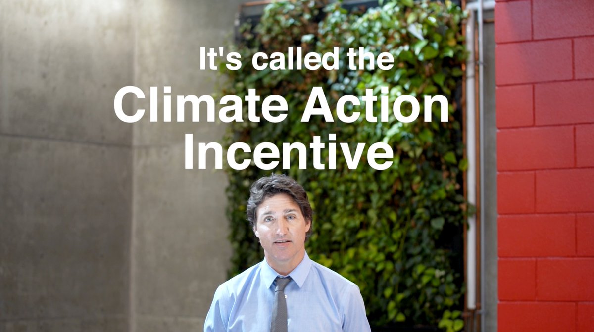 With the Climate Action Incentive rebate, which goes out today, we’re putting more money in the pockets of millions of Canadians – and fighting climate change. And while Conservative politicians want to take away this rebate, we’ll keep working to make your life more affordable.