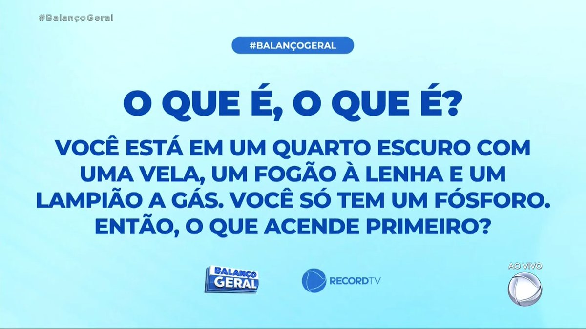 #CharadaBG no ar!!! Já sabe a resposta??? 🤔 Coloca nos comentários! 🤔