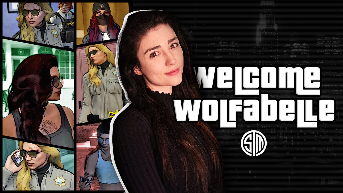 One announcement wouldn't do her justice, so we made her four. WELCOME TO #TSM @WOLFABELLE 🖤🤍