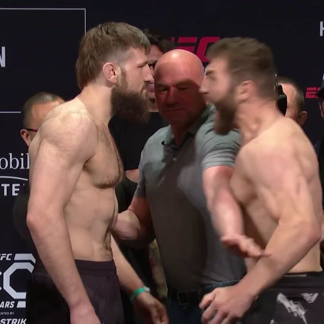 Oh this one's gonna be 🔥🔥🔥 Tanner Boser meets Ion Cutelaba tomorrow at #UFCKansasCity! [ Watch it live on ESPN and ESPN+ ]
