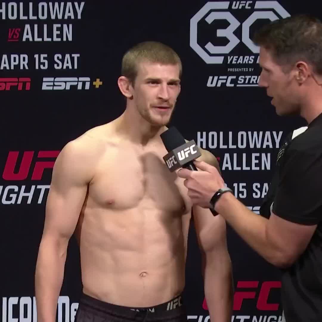 Ready for the opportunity of a lifetime! Arnold billy allen feeling "blessed" heading into #UFCKansasCity 👀