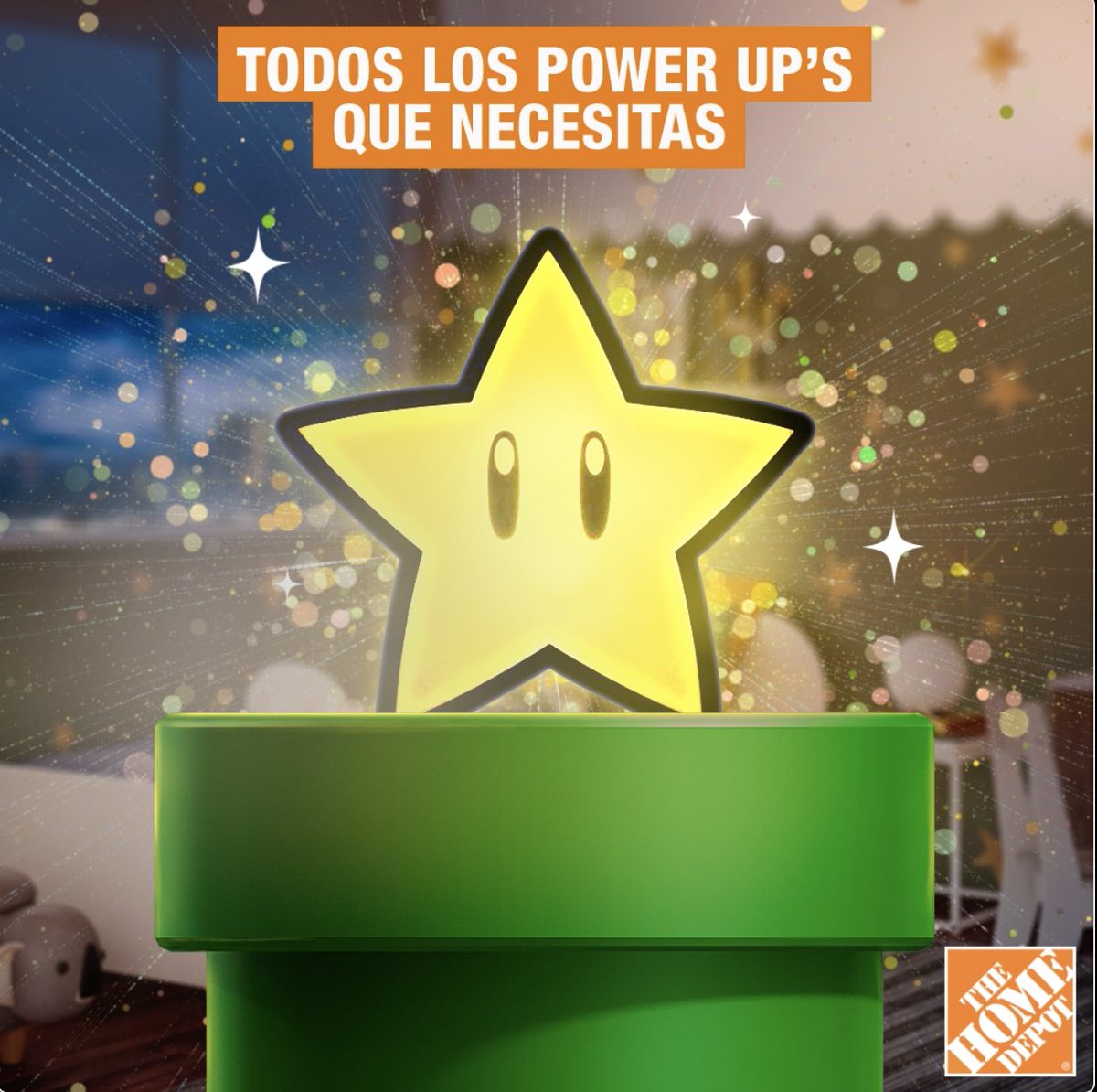 En The Home Depot encuentras lámparas certificadas por el fontanero más importante del mundo del gaming 🍄⭐ Etiqueta a quien le encantaría tener una #TheHomeDepotMx #HomeDepot #PowerUp #Gamer #Gaming