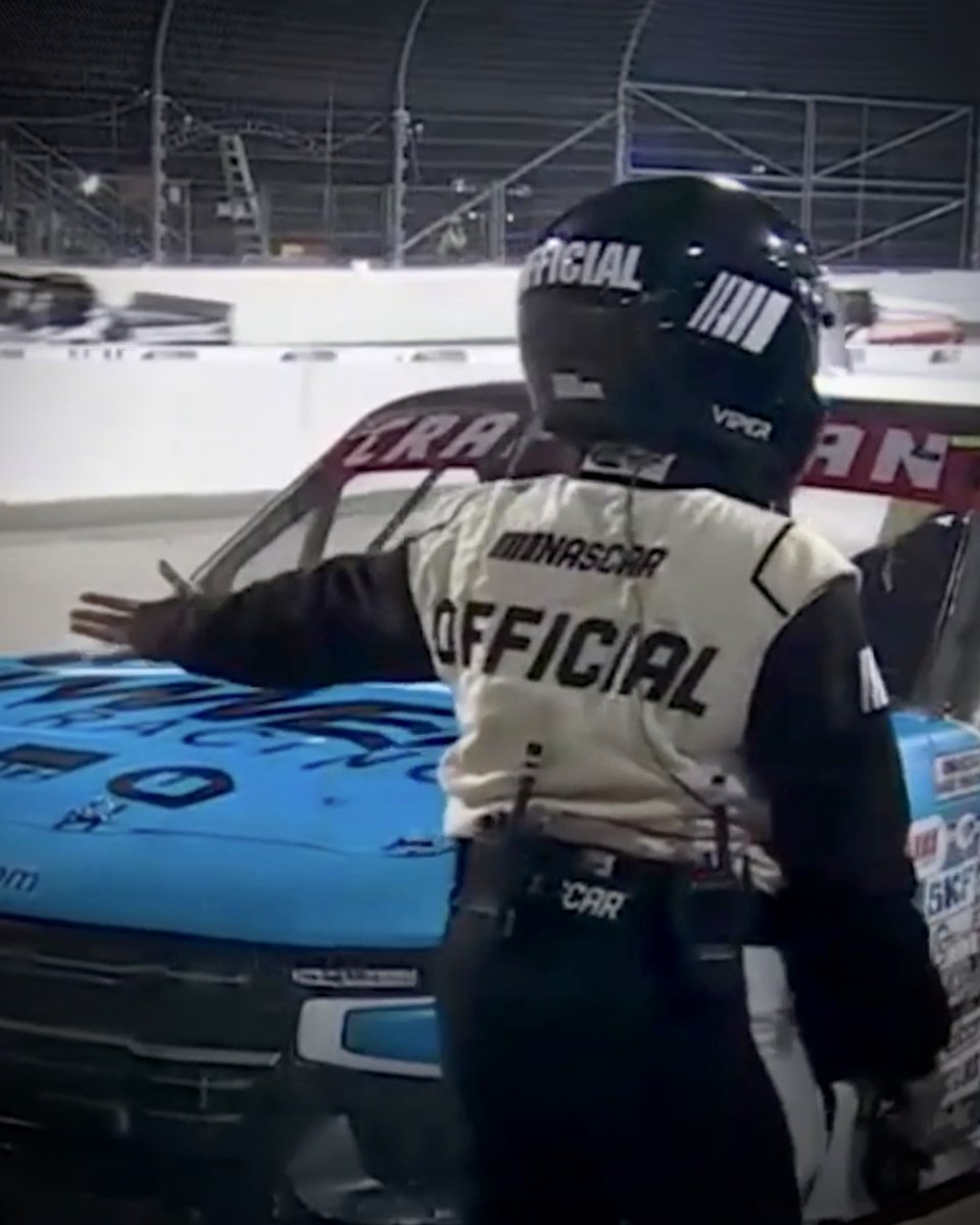 Carson Hocevar was held by NASCAR officials for two laps at Martinsville after this incident with Taylor Gray.