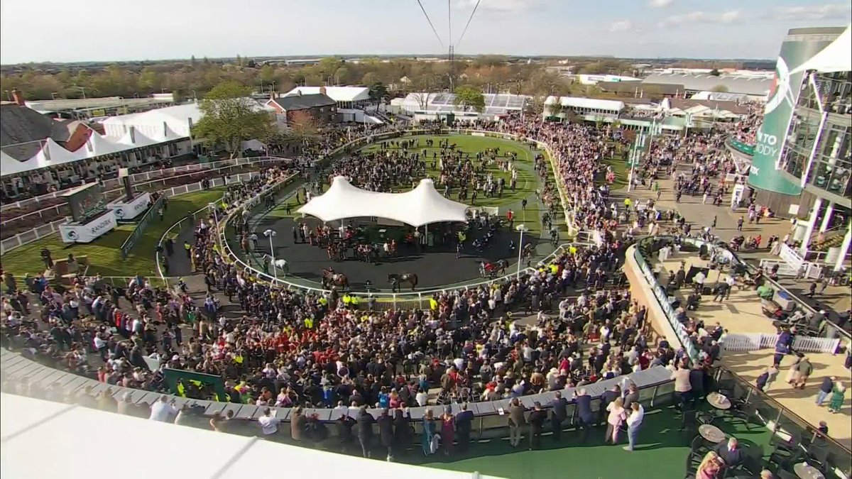 A developing situation here at Aintree There could be a delay to the Randox Grand National due to the presence of protestors on the course #ITVRacing | #GrandNational