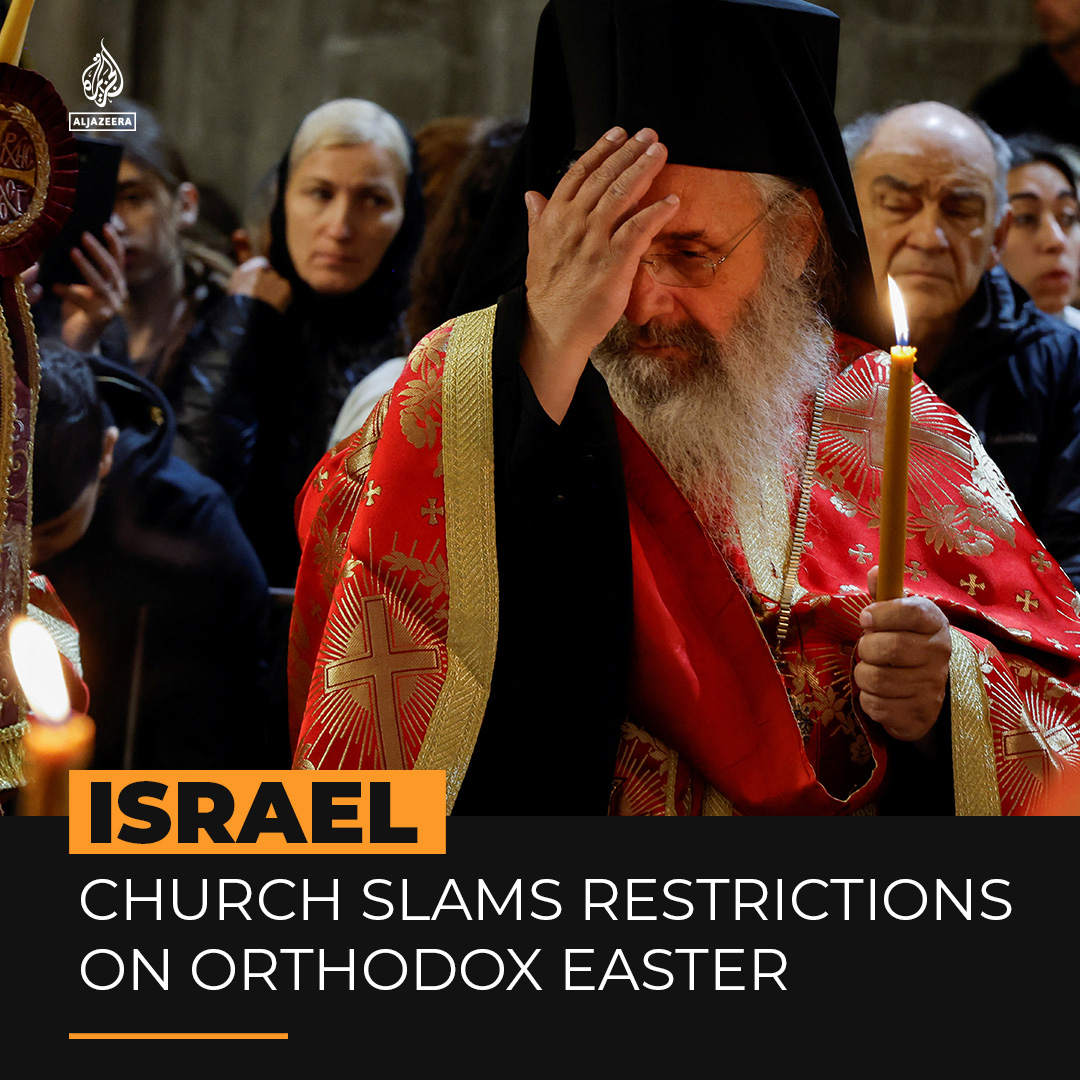 As Israeli forces impose "unreasonable restrictions" on access to a traditional Orthodox Easter ritual, Palestinian Christians say their 2,000-year-old community in the Holy Land is coming under increasing attack ⤵️