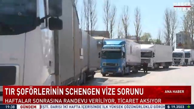 Tır şoförlerinin Schengen vize sorunu... Haftalar sonrasına randevu veriliyor, ticaret aksıyor.