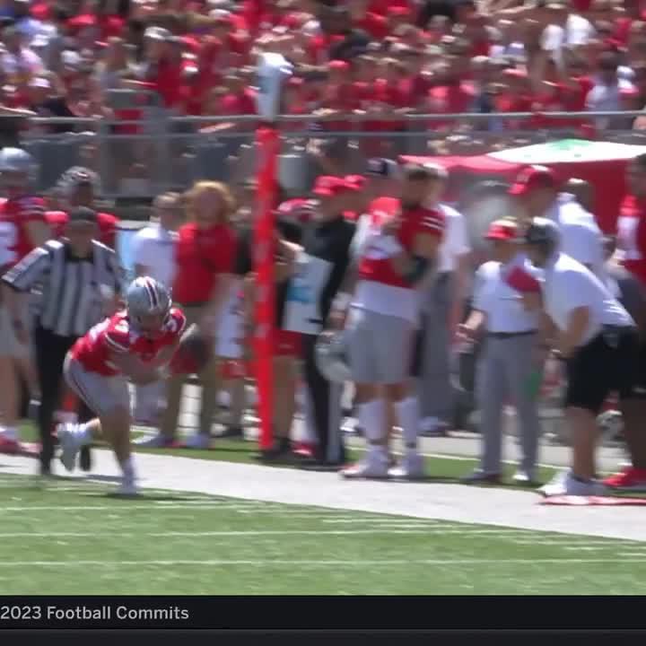 We see you, Chase Brecht. 😱 chase brecht x Ohio State Football
