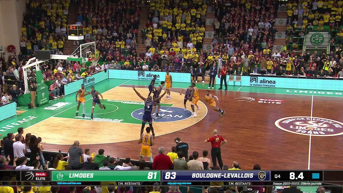 😱🚨 LE SHOOT COMPLÈTEMENT IRÉEL DE BRYCE JONES QUI DONNE LA VICTOIRE À LIMOGES AU BUZZER ! LE JOUR DES 30 ANS DU TITRE DE CHAMPION D'EUROPE 💫 #BetclicELITE #LNBextra