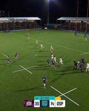 Darcy Graham waving his wand and producing a brilliant try 🪄 #BKTURC #URC | #EDIvOSP