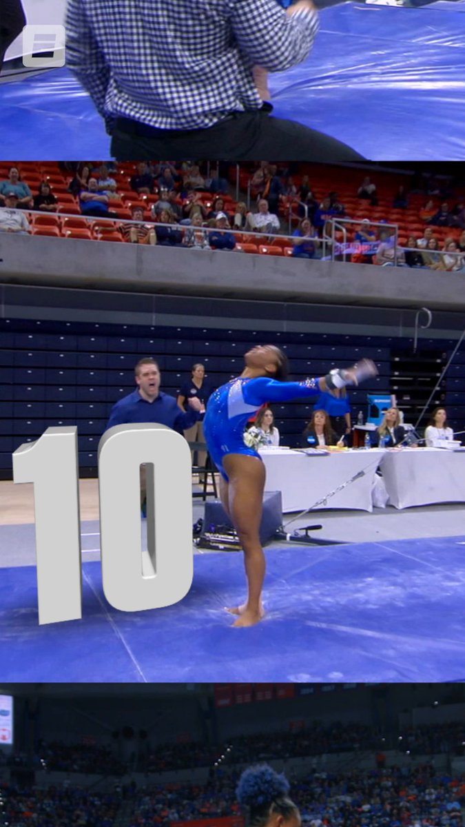 LEGENDARY 👑 Trinity Thomas finishes her collegiate career with 28 Perfect 10s, tied for first place on the all-time list 🔥 #ThatsaW Trinity Thomas | Gators Gymnastics