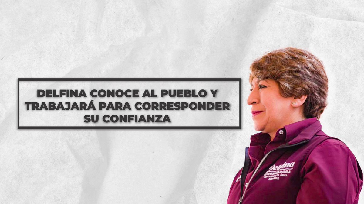 El paso del tiempo me ha brindado una experiencia que sólo con interacción y convivencia con el pueblo se puede lograr. Eso me ha permitido saber, en primera instancia, lo que le duele a la gente y lo que necesita para estar bien. #DelfinaGobernadora #VotaPorElCambio #Edomex