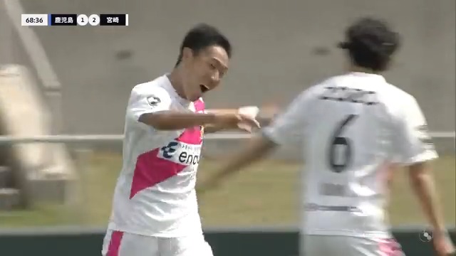 ／ ニア上を撃ち抜きハットトリック⚡️ ＼ テゲバジャーロ宮崎の永田一真 選手が豪快なシュートでこの試合３ゴール目を記録🔥 テゲバジャーロ宮崎