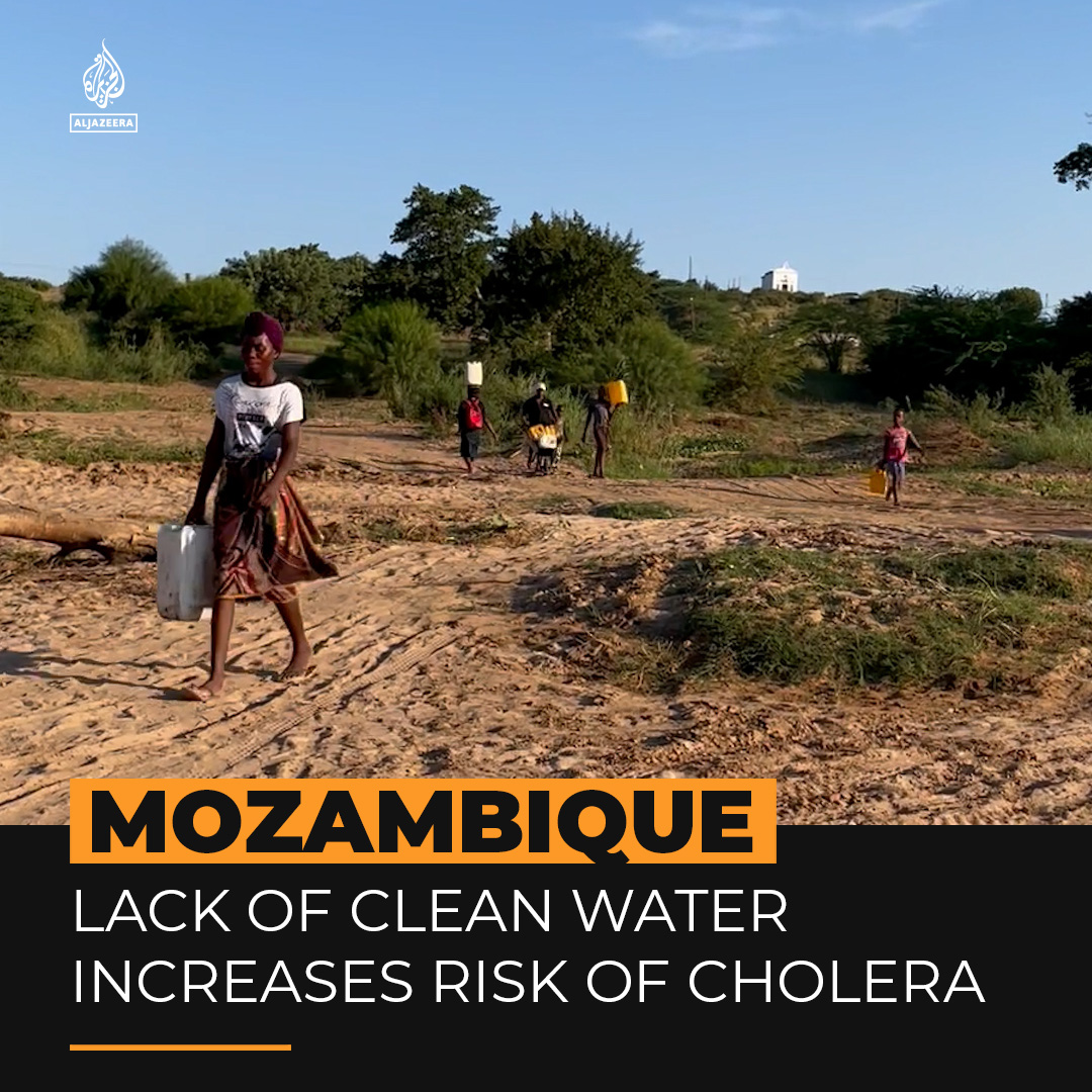 Mozambique faces its worst cholera outbreak in more than 20 years due to a lack of access to clean water, which has forced people to turn to rivers for their daily needs ⤵️