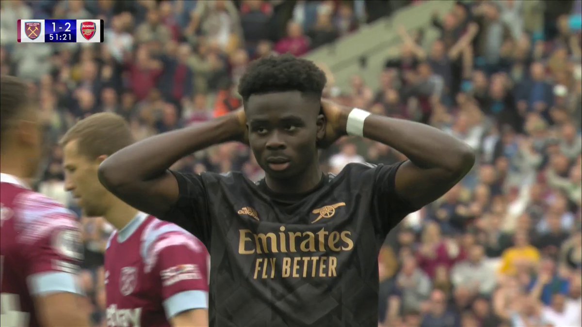 SAKA MISSES THE PENALTY! ❌