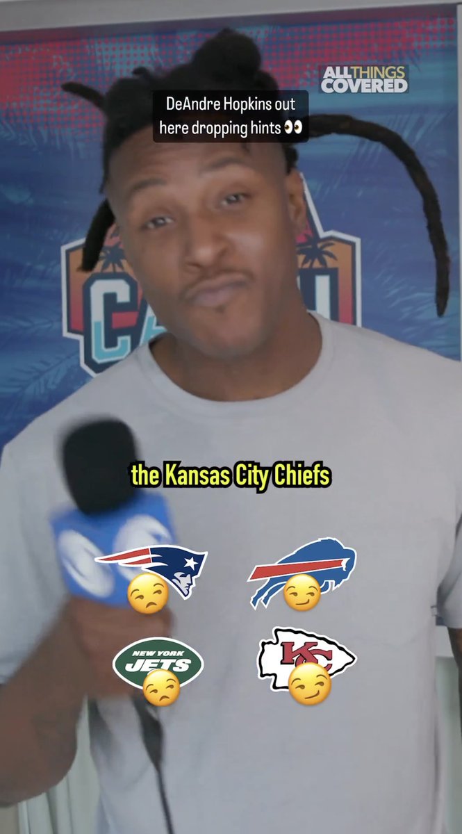 DeAndre Hopkins knows how to use his body language to make a statement about where he may wanna head next 👀👀 All Things Covered