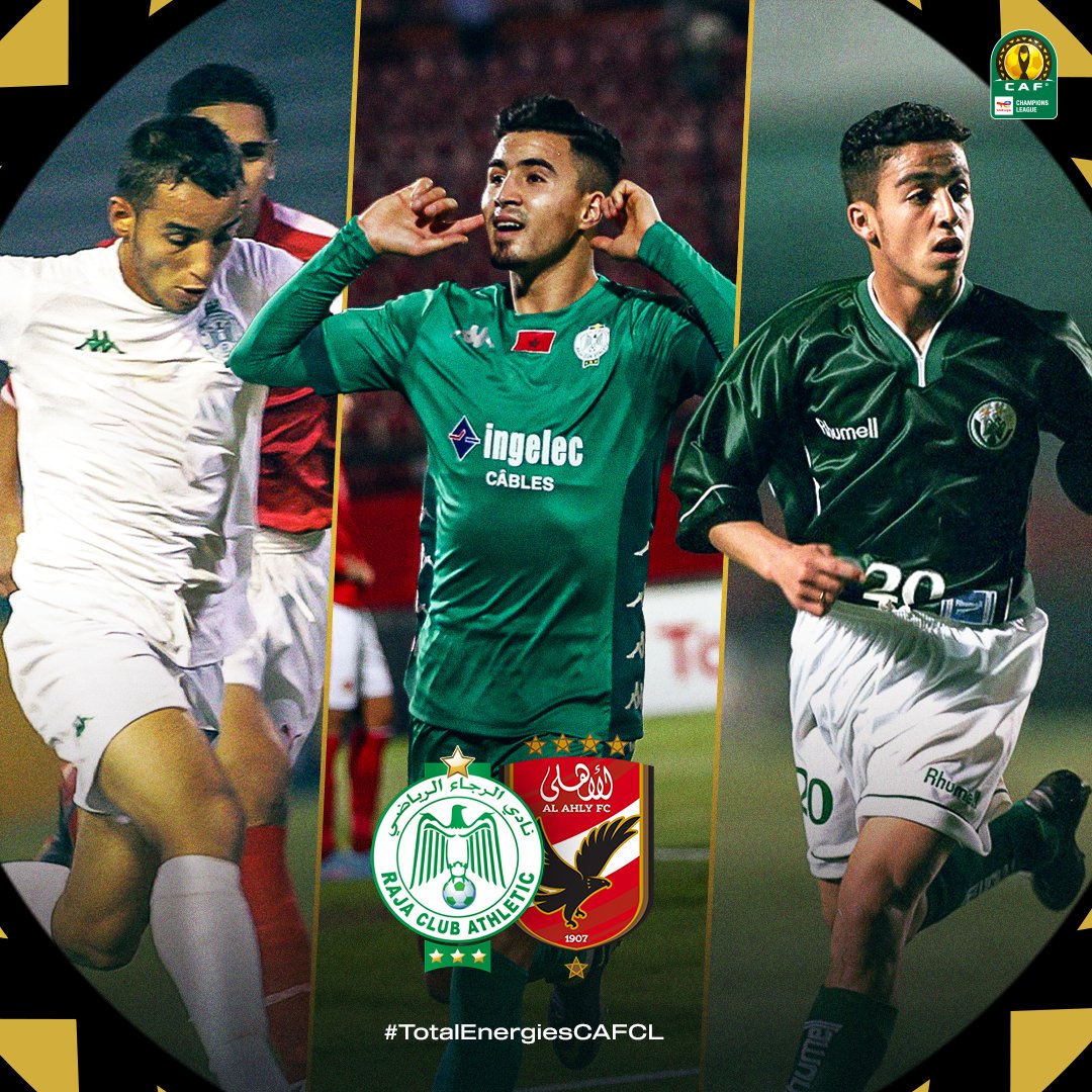 A collection of Raja Club Athletic's best #TotalEnergiesCAFCL goals against Al Ahly! 🇲🇦 Name one you'll never forget? 🤩