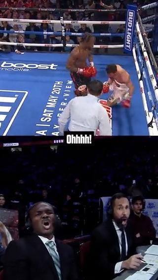 This reaction is EVERYTHING 🍿 Timothy Bradley Jr. | Keyshawn Davis | Joe Tessitore