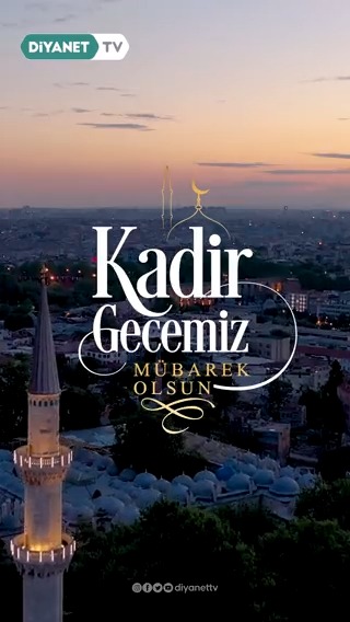 Bizi Kadir Gecesi'ne eriştirerek sevindiren Yüce Rabbimiz! Bizleri Kadir Gecesi’ni hakkıyla ihya edenlerden eyle. Kadir Gecemiz Mübarek Olsun. #KadirGecesi