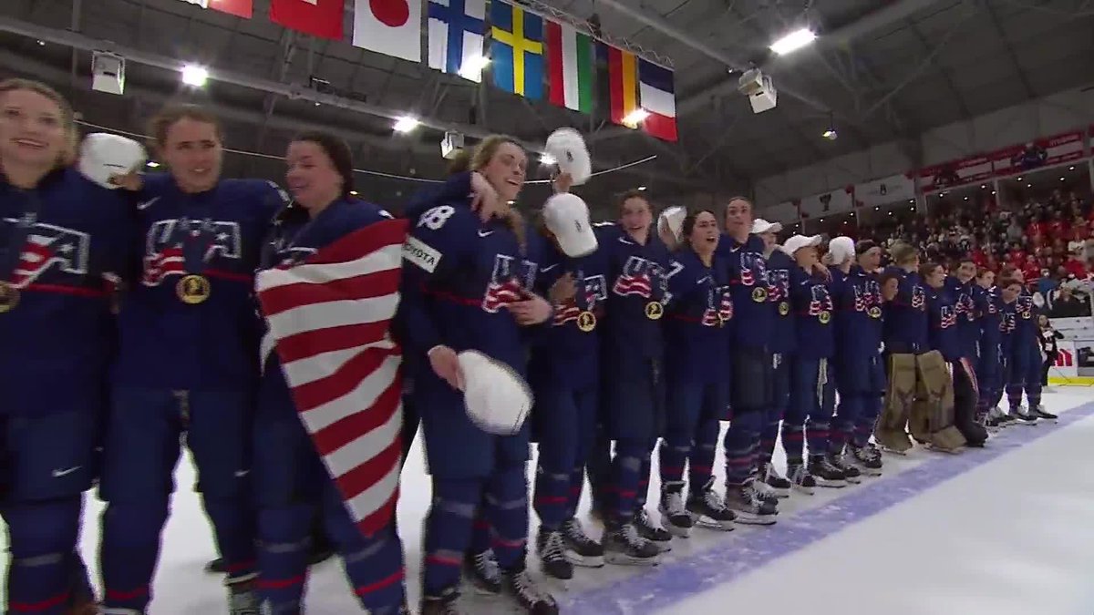 SWEET SWEET VICTORY! #WomensWorlds #CANUSA USA Hockey