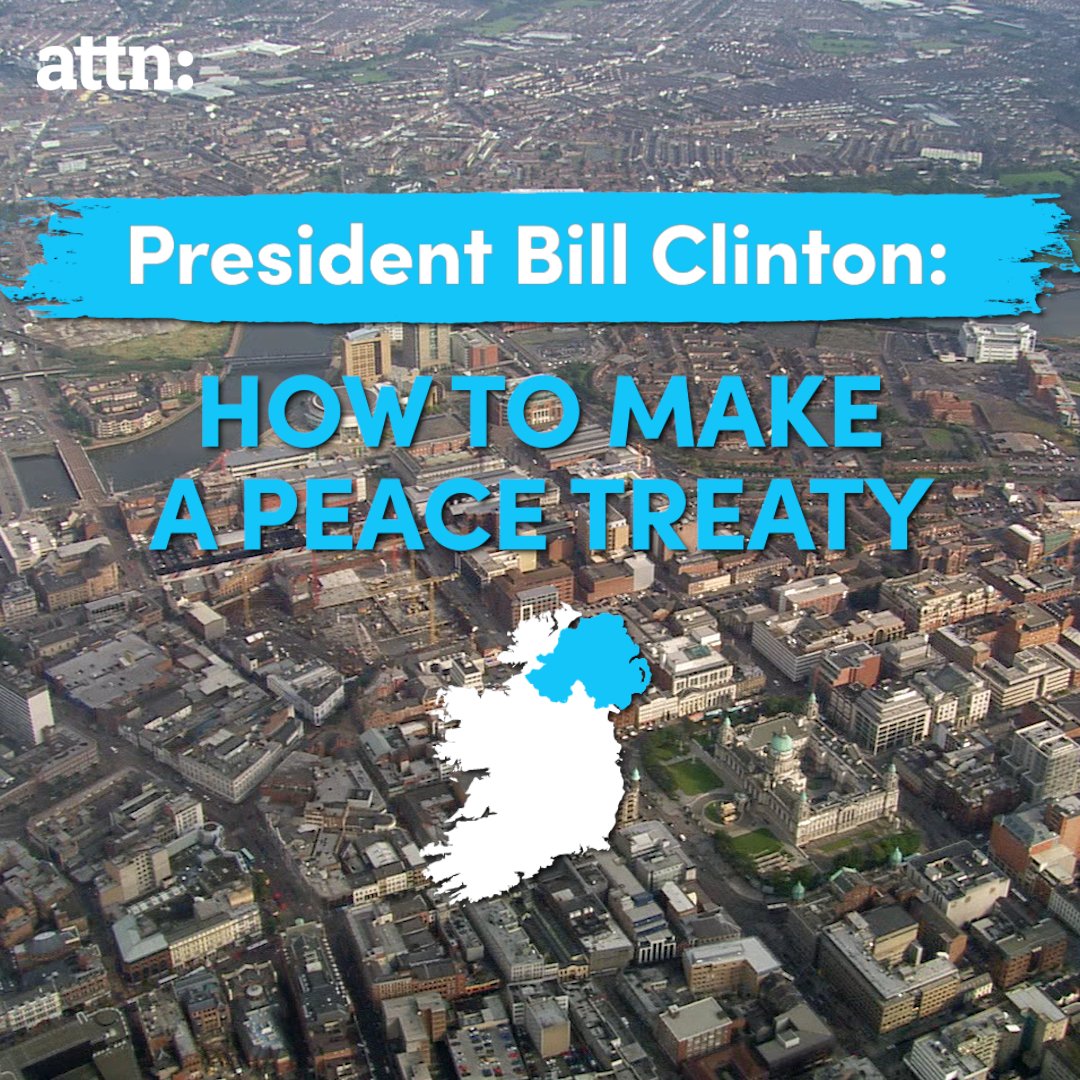 President Bill Clinton reveals the amazing story behind the peaceful resolution to one of the longest conflicts in history.