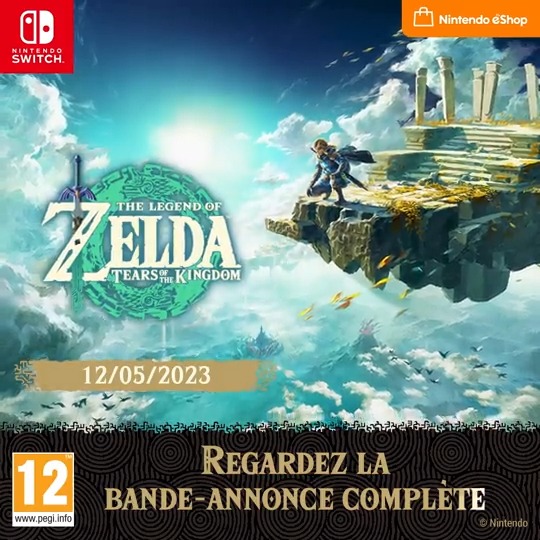 Vous avez le pouvoir de tout changer… Découvrez les nouvelles images de The Legend of #Zelda: #TearsoftheKingdom