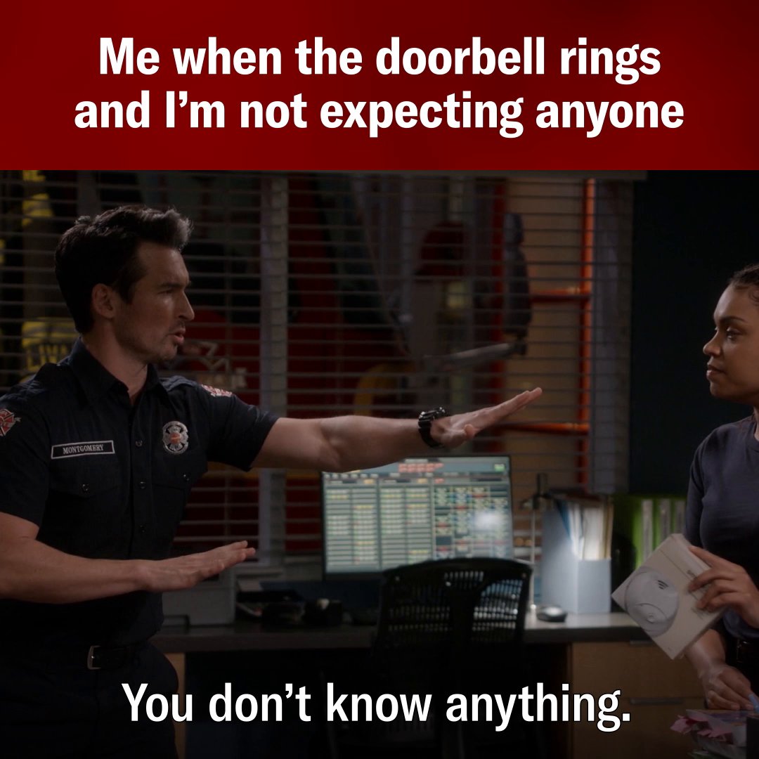 1 thing I'm absolutely not doing: Opening that door.
