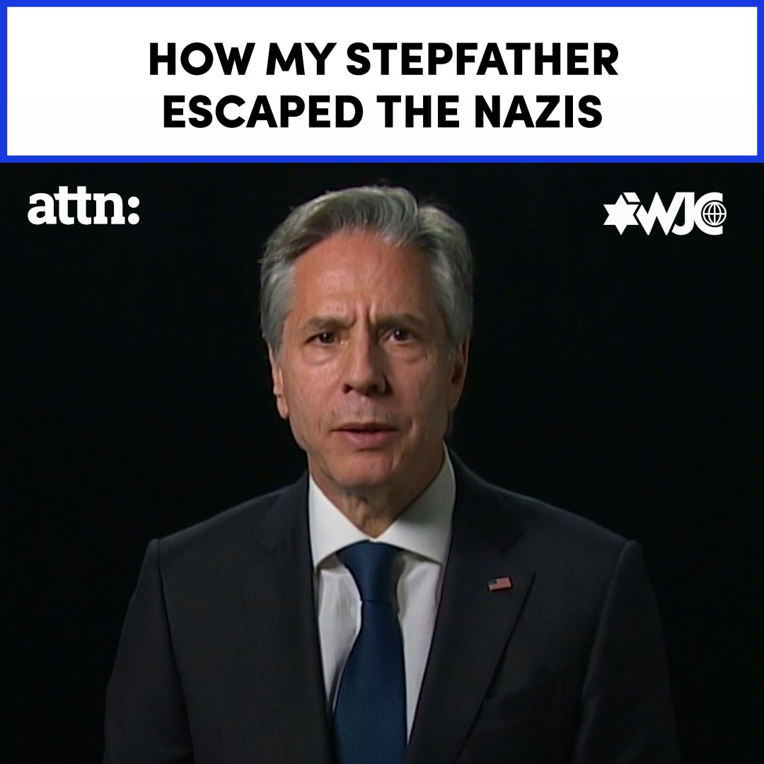 .Secretary Antony Blinken shared the powerful story of his stepfather’s survival during the Holocaust. On Yom HaShoah, we remember the 6 million Jewish victims of the Holocaust. #WeRemember Made in partnership with the World Jewish Congress.